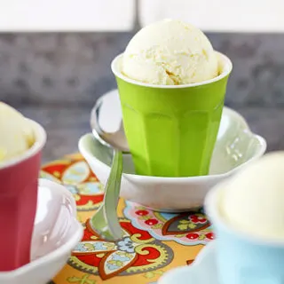 homemade lemon ice cream