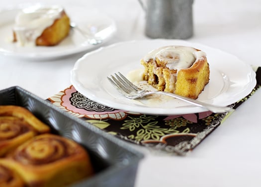 Pumpkin Pie Cinnamon Rolls