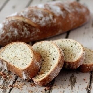 Rustic Garlic Rosemary Bread
