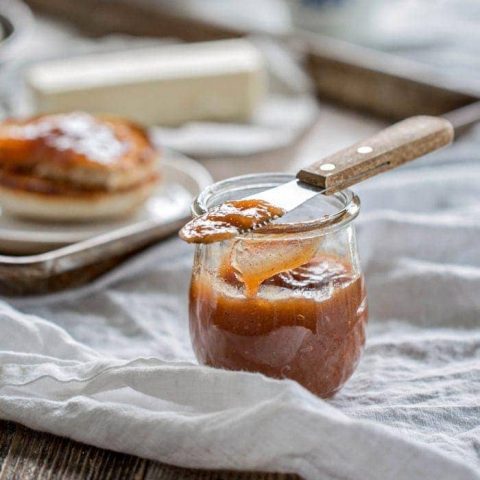Vanilla Spice Pear Butter Canned in Jars with pictures and recipe