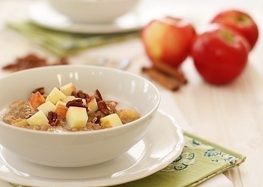 overnight oatmeal breakfast: apple pie steel cut oats recipe