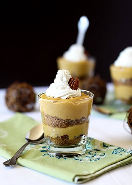 Pumpkin Cheesecake Pots