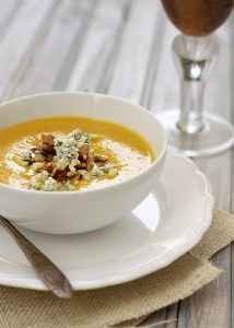 Pumpkin Soup with Toasted Walnuts