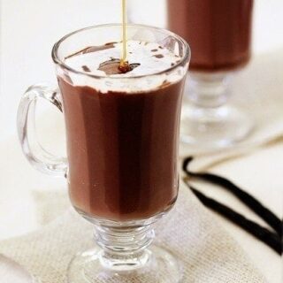 Vanilla Salted Caramel Hot Chocolate