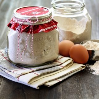 homemade jar gifts - 5 grain pancake mix