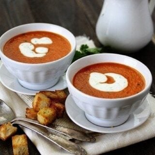 roasted red pepper soup