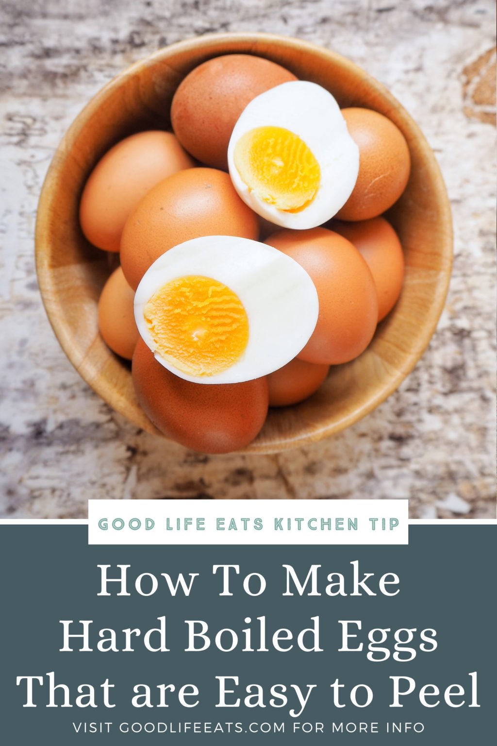 Easy Peel HardBoiled Eggs Good Life Eats