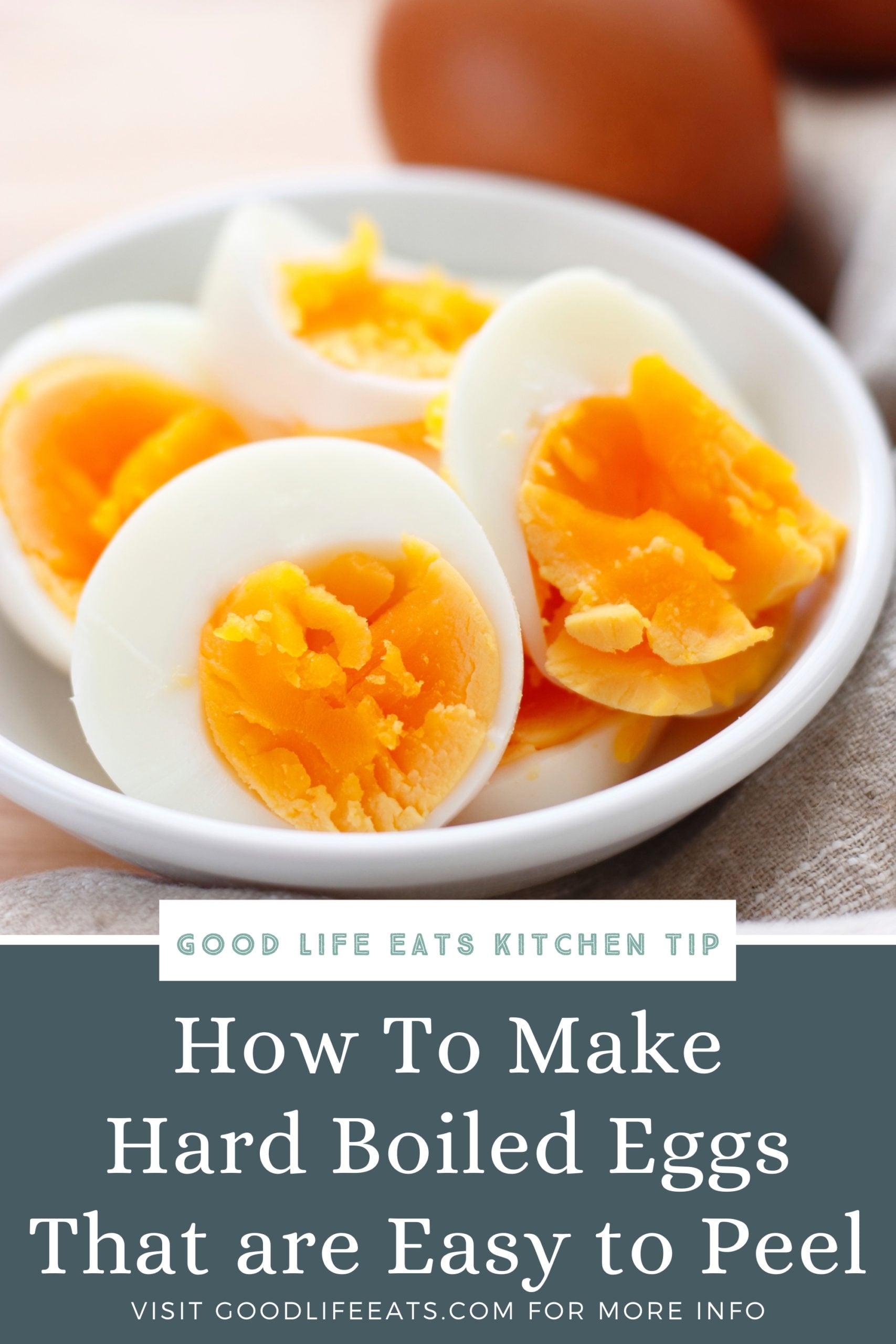 Easy Peel Hard-Boiled Eggs | Good Life Eats