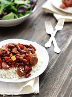red beans and rice with andouille sausage