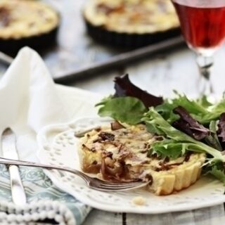 caramelized onion quiche