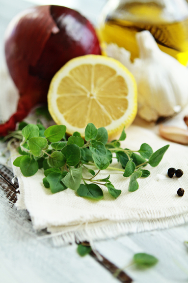 greek lemon oregano chicken skillet dinner