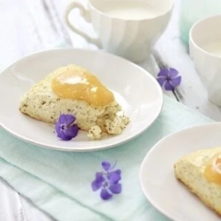 Buttermilk Poppy Seed Citrus Scones