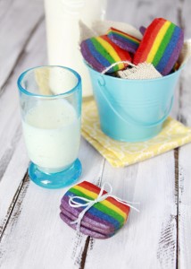 rainbow slice and bake cookies