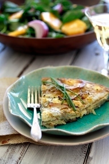 easy artichoke frittata recipe