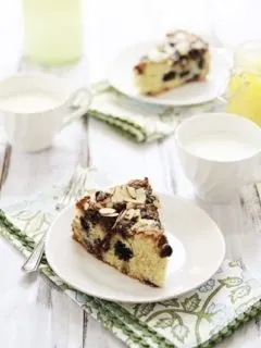 lemon and blueberry breakfast cake
