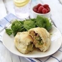 Cheesy Ham and Broccoli Calzone