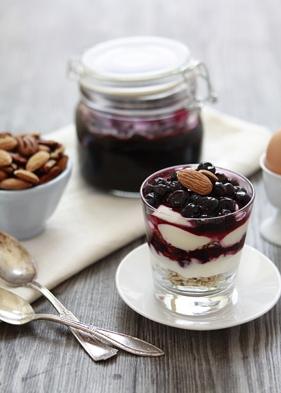 homemade yogurt and yogurt parfait