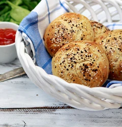 homemade hamburger buns