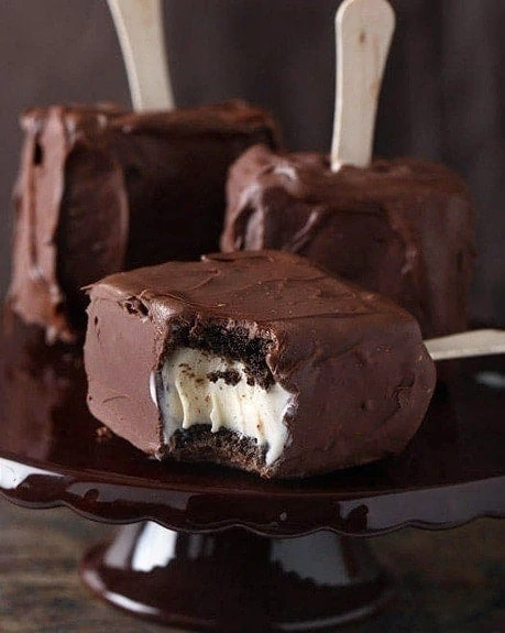 Chocolate Covered Ice Cream Sandwich