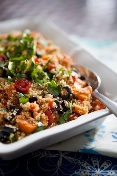 Slow Cooker Pineapple Pork with Quinoa - A Bird and a Bean