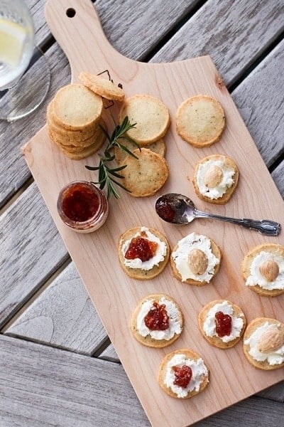 Rosemary Cheese Bites | Homemade Rosemary Cracker Recipe | Good Life Eats