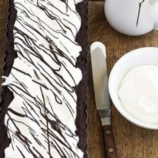 recipe for brownie tart