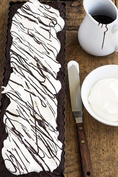 recipe for brownie tart