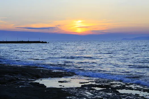 long walks on the beach in crete