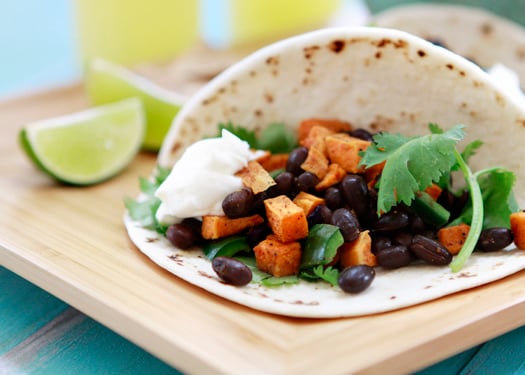 sweet potato and black bean taco recipe