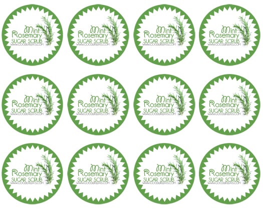 homemade sugar scrub printable label for gifting this sugar scrub recipe