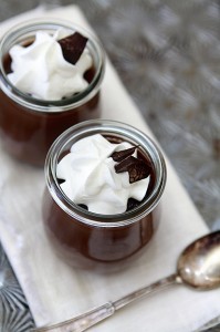 dark chocoalte orange pudding
