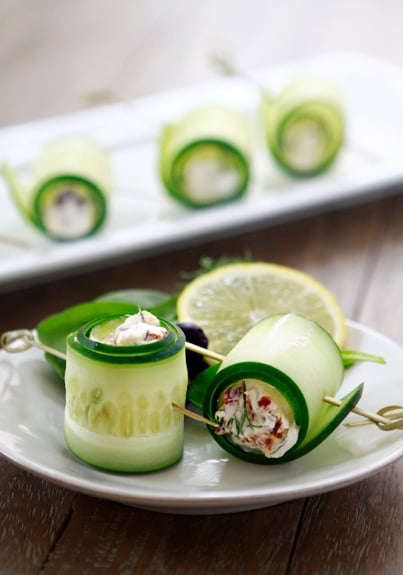 Cucumber Feta Rolls | Great Appetizers From All Around The World | Appetizers Menu