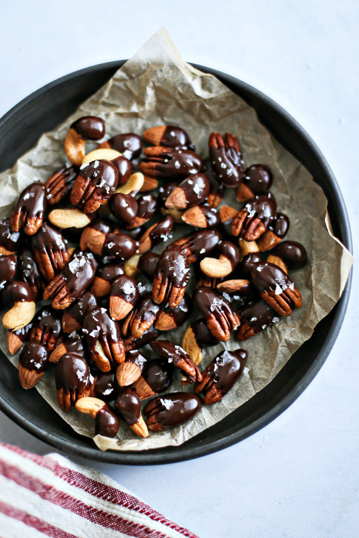 Chocolate Dipped Nuts