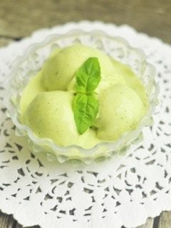 lemon basil ice cream recipe