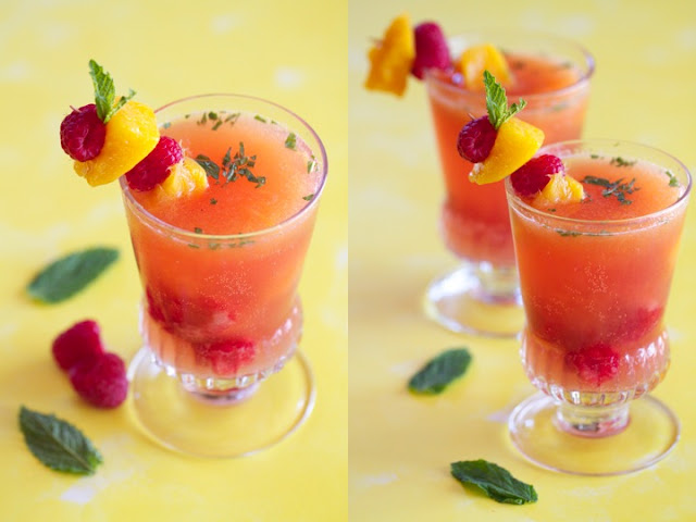guest post: mango raspberry sangria