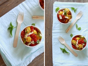 roasted tomato caprese salad recipe