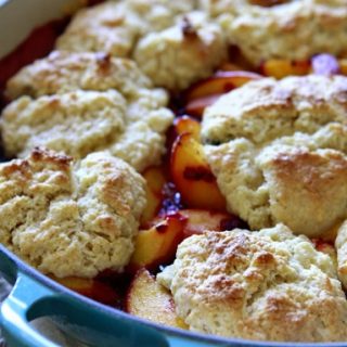 peach berry cobbler recipe sour cream biscuits