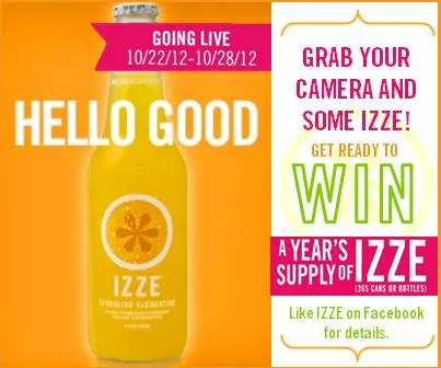 Win a YEAR Supply of IZZE