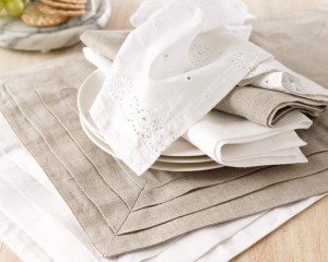 table linens napkins and placemats