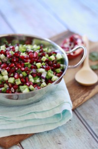 Recipe for Pomegranate Salsa - Winter Salsa