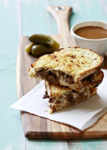 Slow Cooker French Dip Panini