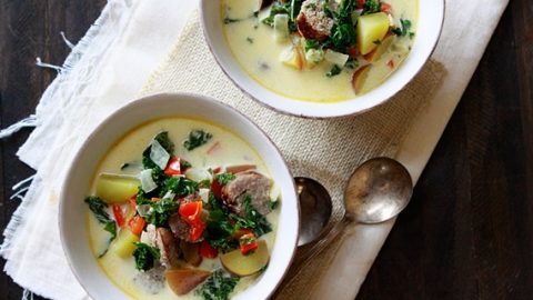 Sausage Kale Soup Copycat Olive Garden Zuppa Toscana Good Life