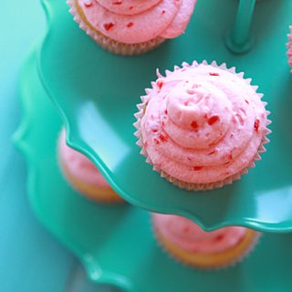 Cherry Vanilla Valentine Cupcake