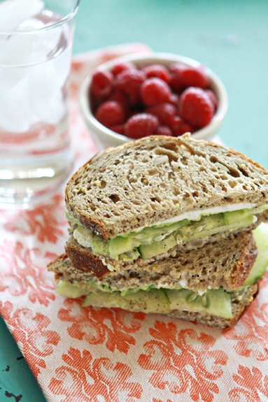 Cucumber and Avocado Sandwich