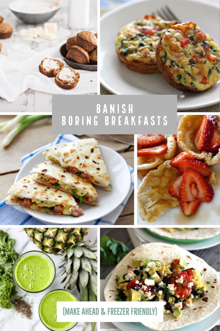 10 back to school breakfast ideas (make ahead & freezer friendly)