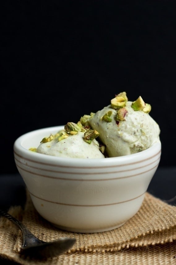 Dairy-Free Pistachio Ice Cream via @alyssarimmer