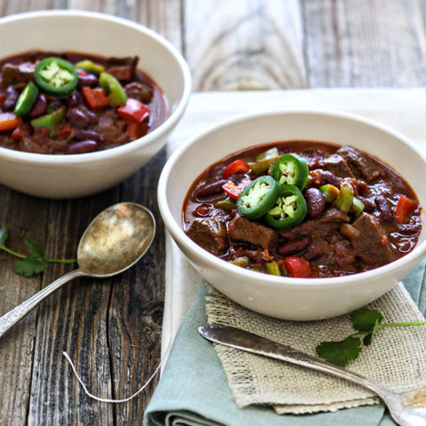 a bowl of chili