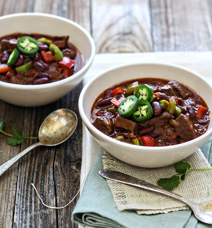 a bowl of chili