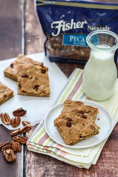 cinnamon apple pecan squares