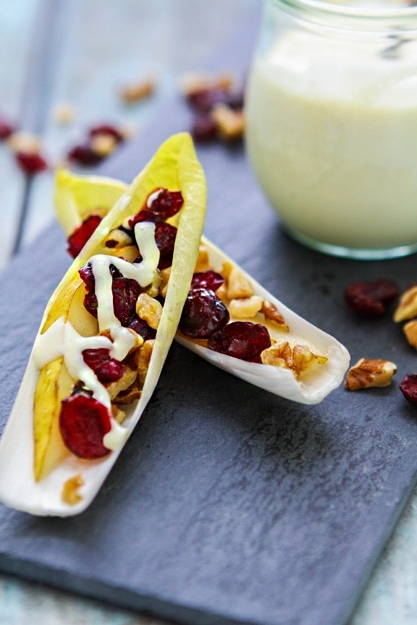 Pear, Walnut, and Endive Appetizer (So Easy!) | Good Life Eats